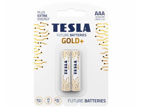 Bateria alk. LR03 TESLA GOLD+ B2 1,5V