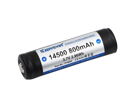 KP ICR14500-80PCM 800mAh  AA Li-ION - 2