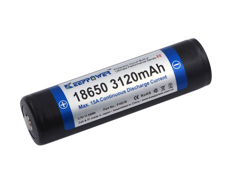 KP ICR18650-312PCM-R 3120mAh Li-ION - 2