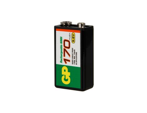 GP 6F22/9V 170mAh Series 9,6V  Ni-MH  (1 - 2