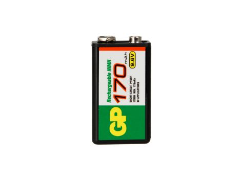 GP 6F22/9V 170mAh Series 9,6V  Ni-MH  (1