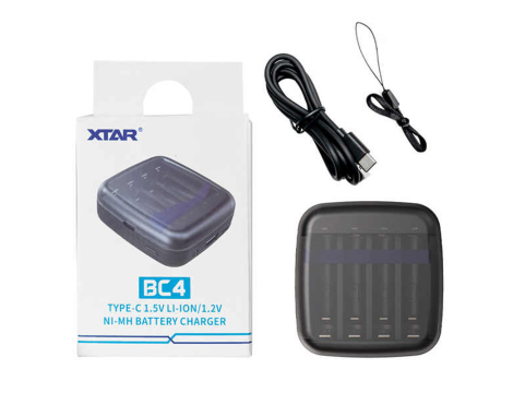 Ładowarka XTAR BC4 AA/AAA Li-ION/NiMH, - 6