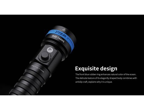 Diving Flashlight XTAR D26 1600S - 9