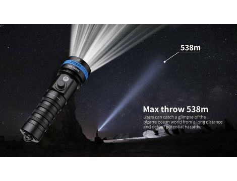 Diving Flashlight XTAR D26 1600S - 20