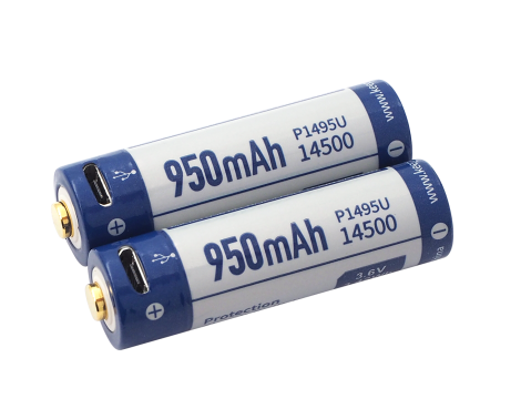 KP ICR14500-95PCM 950mAh Li-ION m-USB - 5