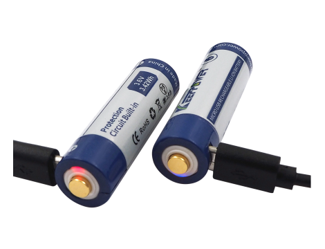 KEEPPOWER ICR14500-95PCM 950mAh Li-ION m-USB - 2