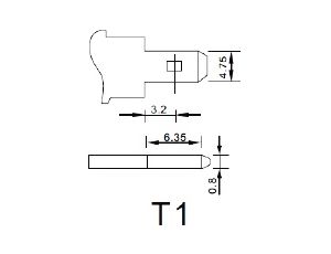 Akumulator żelowy 12V/5Ah MW Terminal T1 - 2