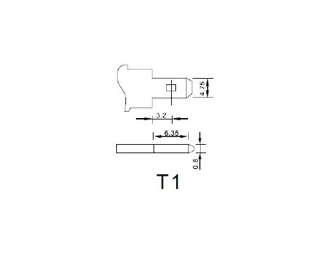 Akumulator żelowy 12V/5Ah MW Terminal T1 - 2