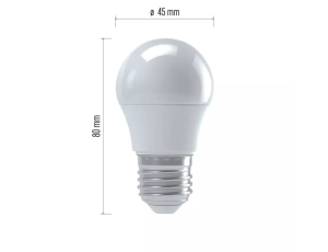 Żarówka EMOS kulka LED E27 4,1 WW ZQ1110 - image 2