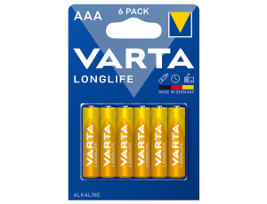 Bateria alk. LR03 VARTA LONGLIFE B6