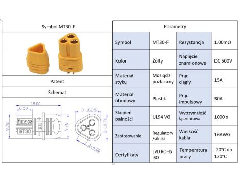 Amass MT30-F connector - 3