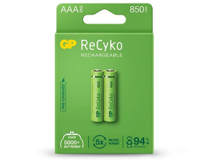 GP Recyko R03/AAA 850mAh Series B2 1,2V