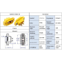 Amass XT60E-M male 20/40A connector - 6