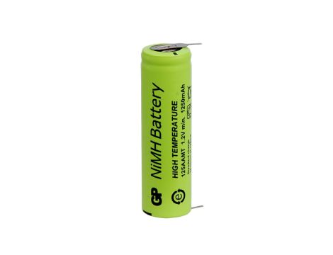 GP 125AAMT/2PF 1250mAh  AA NiMH HIGH TEMP