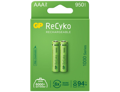 Rechargeable battery R03 1000 Series GP ReCyko