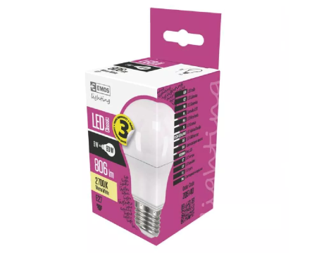 Bulb EMOS CLS LED E27 9W WW ZQ5140 - 2