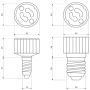 ADAPTER KOBI K005 E14 NA GU10 - 4