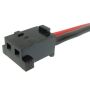 Plug with wires  9156-2P AWG24/15 red/blk (2PIN) - 3