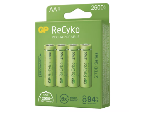 GP Recyko New R6/AA 2700 Series EB4 1,2V - 2