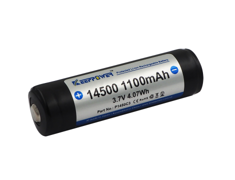 KP ICR14500-110PCM 1100mAh  AA Li-ION - 3