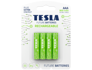 TESLA GREEN+ HR03/AAA 800mAh  B4 1,2V