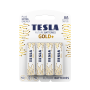 Alkaline battery  LR6 TESLA GOLD+B4