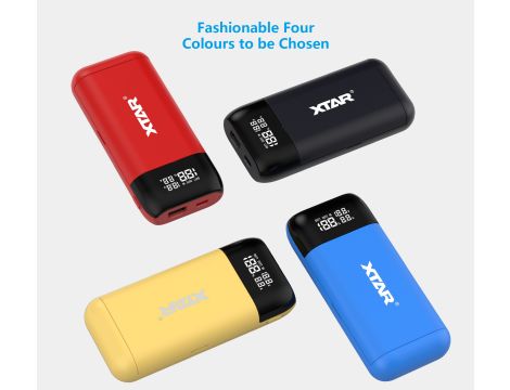 Portable Power Bank Charger XTAR PB2S BLACK 18650/21700 - 23