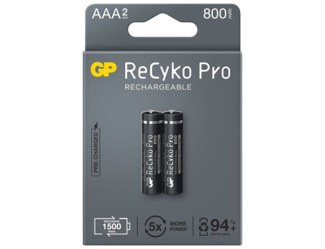 GP Recyko PRO R03/AAA 800mAh Series B2