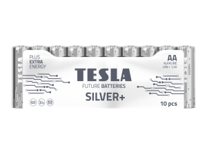 Alkaline battery  LR6 TESLA SILVER+F10