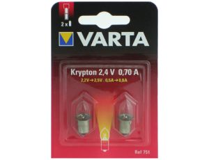 751 2,5V  VARTA B2