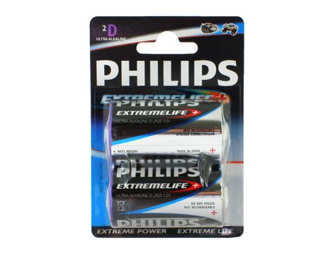 Bateria alk. LR20 PHILIPS ULTRA B2 - 3