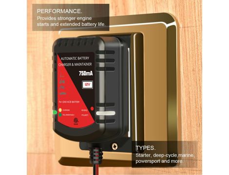 Battery Charger Everpower 12V 0,75A - 6